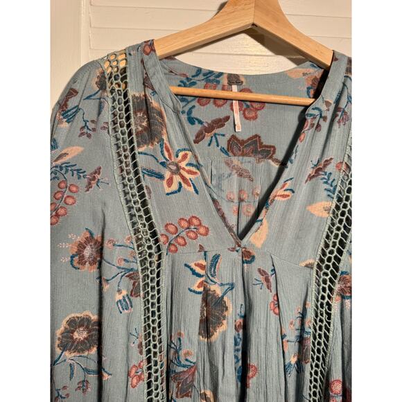 Free People Just the Two of Us Top, Light Blue XS - Picture 6 of 16